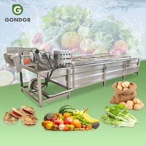 Machine de lavage et de séchage pour légumes, fruits, choux et jujubes secs, avec fonction de nettoyage à bulles - Product Image 1
