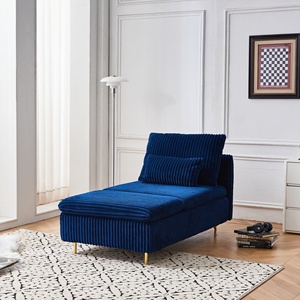 İç Mekan Modern İskandinav Tasarım Şişme L Şeklinde Şezlong Kanepe Korduroy Kumaş Modüler Kanepe Takımı Otel Villa Oturma Odası İçin - Product Image 1