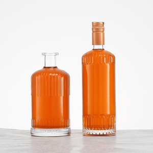Botellas de Vidrio Transparente Personalizables de 700 ml y 750 ml, Cilíndricas y Rectas, para Ron, <span class=keywords><strong>Vodka</strong></span> y Whisky - Product Image 2