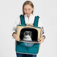 Sac de transport pour animaux de compagnie grande capacité, respirant, panoramique, pliable, à porter à la main ou à l'épaule, pour chiens et chats, idéal pour les sorties quotidiennes