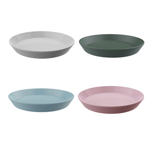 Assiettes rondes biodégradables 300ml pour steak, pâtes, salade, fruits, en-cas - Product Image 1