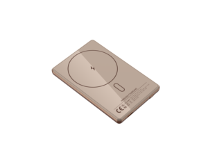 Banque d'alimentation compacte et fine de 5000 mAh avec port Type-C, logo personnalisé, sortie 20 W, batterie Li-polymère - Product Image 3