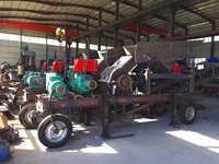 Concasseur à marteaux mobile Hengtong à moteur diesel, 20tph, machine de concassage de pierres, machine de fabrication de sable, vente chaude