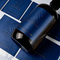 Autocollants personnalisés de luxe avec logo en relief pour parfums, fabrication OEM/ODM par l'usine Jinyu