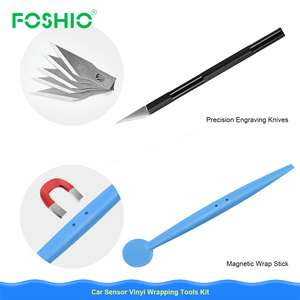 Foshio strumento di perforazione singolo Kit di attrezzi per avvolgimento in vinile morbido per modello di taglio del <span class=keywords><strong>cerchio</strong></span> di avvolgimento dell'<span class=keywords><strong>auto</strong></span> - Product Image 5