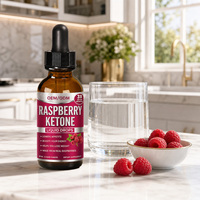 Extrait de cétone de framboise liquide OEM/ODM en gouttes pour le soutien du métabolisme énergétique, complément alimentaire pour femmes adultes, conforme aux normes alimentaires européennes