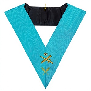 ปลอกคอเจ้าหน้าที่ Masonic REGALIA ของผู้เชี่ยวชาญในพิธีกรรมฝรั่งเศส - Product Image 1