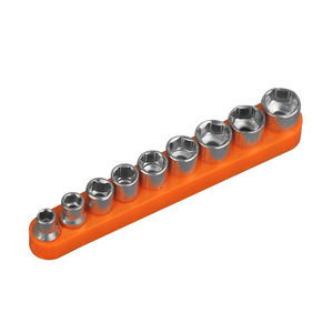 <b>Socket</b> Set 5-13mm 9 Pieces Chrome Plated Hex Drive 1/4 In For Furniture Assembly - Product Image 1