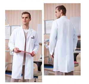 Camice bianco da laboratorio da donna sottile da donna a maniche lunghe estivo a maniche corte camice da laboratorio abbigliamento da lavoro per insegnante e infermiera - Product Image 5