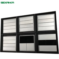 Système d'automatisation de la maison intelligente SEXANKA KNX EIB, actionneur 8 voies, interrupteurs tactiles modulaires, cuivre, plastique, maison, cuisine