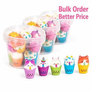 Novedosos y Adorables Squishies de Té con Leche, Juguetes Sensoriales para la Recuperación, Paquete de Regalos para el Aula, Premios para Fiestas Infantiles - Product Image 2