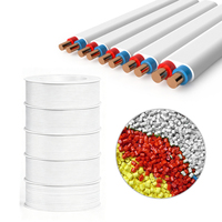 Câble plat en cuivre BVVB anti-âge, gaine en PVC résistante aux intempéries pour montage mural extérieur, alimentation électrique