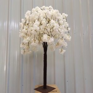 SPR bouquet de mariée pour cérémonie fête fleur de <span class=keywords><strong>cerisier</strong></span> glycine artificielle vert Banyan <span class=keywords><strong>automne</strong></span> soie fleur banian arbre - Product Image 4