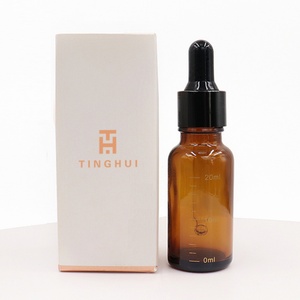 Botella de Vidrio Cilíndrica Cuadrada con Gotero para Aceite o Suero, de 5ml, 10ml, 15ml, 20ml, 30ml, 50ml, 100ml, con Caja - Product Image 6