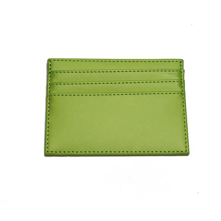 Men Card Holder Wallet Wholesale Custom Colorful Women Slim Men Business PU Leather Bank ID Wallet Credit Card Holder