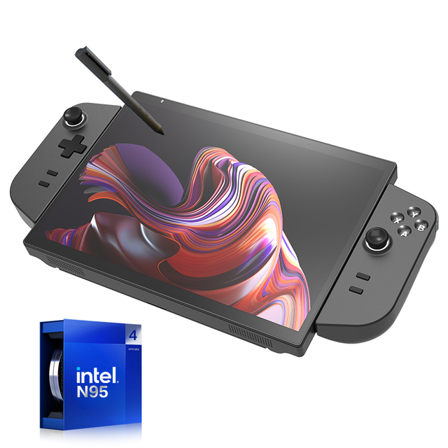 New 10.5-Inch FHD 16:10 60Hz IPS Panel Metal Intel N95 Quad-Core Windows 11 Pro Gaming Tablet with SSD Storage DDR4 8GB Black
