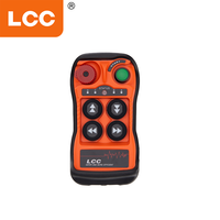 Fabricante LCC QA400 Transmisor de radio de grúa de velocidad única de 4 canales y receptor Interruptor inalámbrico Control remoto