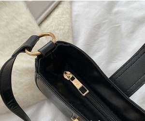 Wholesale solid color handbag custom Pu leather girl retro square shoulder bag - Product Image 4