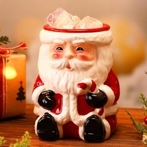 Diffuseur de parfum électrique en céramique de Noël Père Noël pour la décoration de la maison en vacances Cadeau - Product Image 6