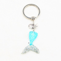 Vente en gros Porte-clés pendentif queue de poisson et écailles dégradées, Bijoux de mode, Pendentifs et Breloques