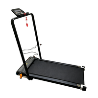Tapis roulant électrique pliable, vitesse 1-12 km/h, moteur 0,75 CV, écran LED, capacité 110 kg, vibration de massage, marche, course, machine 3 en 1