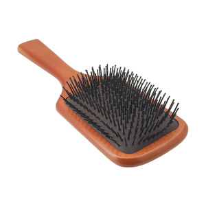 Peigne à cheveux en bois de grande taille avec coussinets d'air pour massage du cuir chevelu et coiffage lisse, usage domestique - Product Image 3