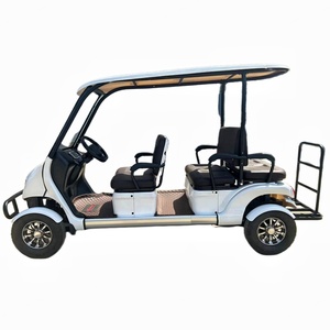 Carrito de Golf Eléctrico de 4 Ruedas al por Mayor con Neumáticos Anchos, Motor de 1800W-3000W, 4, 6 y 8 Asientos, Vehículo Turístico - Product Image 1