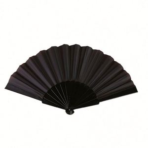 23Cm <b>Personalised</b> Colored Folding Plastic Handheld Hand Fans for Women & Festivals Love Style Ps Model Toy Accessory - Product Image 3
