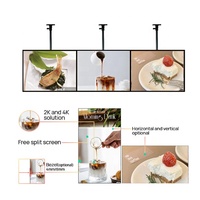 Schermo Digitale per Menu Drive-Thru, Display LCD per Pizzeria, Pannello Menu Digitale per Ristorante