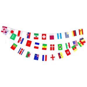 Matériau polyester promotionnel 14*21 drapeau de chaîne de <span class=keywords><strong>Maurice</strong></span> drapeaux suspendus de <span class=keywords><strong>Maurice</strong></span> drapeau de bruant décoré personnalisé - Product Image 4