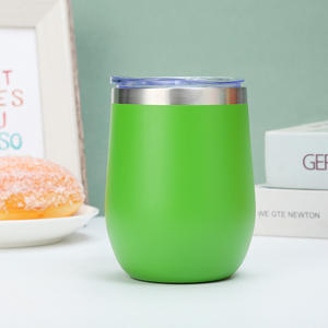 <span class=keywords><strong>Huevo</strong></span> en forma de acero inoxidable Logotipo personalizado 12oz Degustación de vinos Café al aire libre Vaso de acero inoxidable Taza fría y caliente - Product Image 5