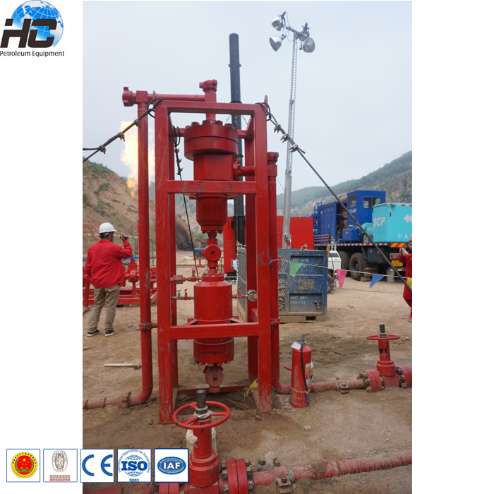 API 6A filtre desander/test de puits desander/sable jet système de produits de la Chine