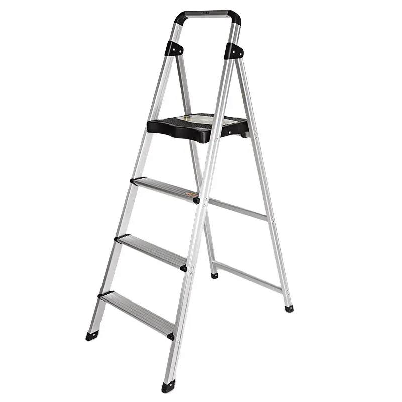 Magazijn Goede Prijs Antislip Opvouwbare Ladders Aluminium Ladders Indoor Moderne Ladders