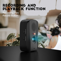 Dispositif anti-aboiement avec télécommande, dissuasif ultrasonique rechargeable pour chiens avec fonction d'enregistrement