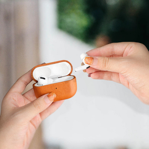 <span class=keywords><strong>2023</strong></span> nueva funda protectora de lujo de cuero genuino funda de auriculares inalámbricos para <span class=keywords><strong>Airpods</strong></span> Pro - Product Image 2