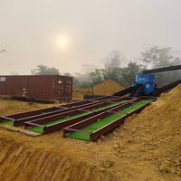 Ligne de traitement complète de minerai d'or à haute efficacité, ligne de production de valorisation minière de l'or