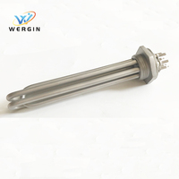 12V 24V 36V 200W 600W 1200W élément chauffant à immersion électrique chauffe-eau solaire chauffe-liquide avec bride à vis