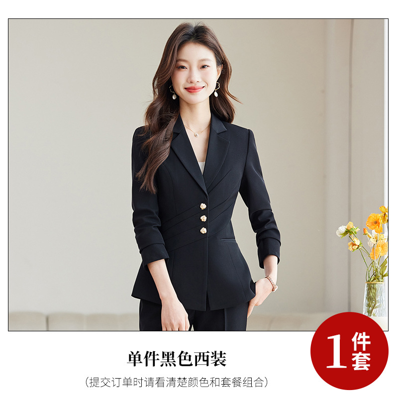 black suit