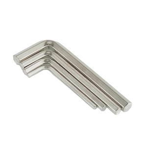 طقم مفاتيح ألن سداسية على شكل حرف L مقاس 1.5 مم و2 مم و5 مم و10 مم - مفتاح سداسي متري أداة يدوية - Product Image 4