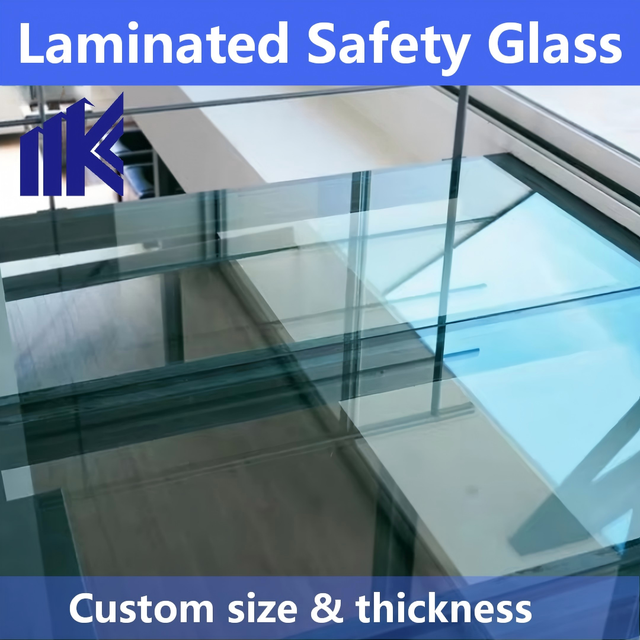 Premium Custom Tempered Laminated Safety Glass, Jumbo Size for Window Door Table Top Floor Application