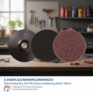 แผ่นขัดทราย Ttake รุ่น AB7700 สำหรับปรับสภาพพื้นผิว ขนาด 150 มม. - Product Image 3