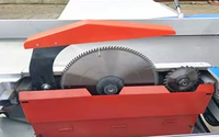 WELLMAX Scie à table coulissante de haute précision pour le travail du bois-Idéal pour les meubles et les projets de construction Machine à découper le bois
