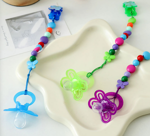 <span class=keywords><strong>Sucette</strong></span> en silicone de qualité alimentaire pour bébé, essentielle pour l'<span class=keywords><strong>allaitement</strong></span>, avec chaîne de <span class=keywords><strong>sucette</strong></span> et emballage sous blister - Product Image 3