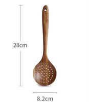 Ensemble d'ustensiles de cuisine en bois 2026 avec logo personnalisé, ustensiles de cuisine, ensemble de couverts