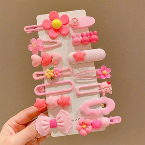 Fermino per <span class=keywords><strong>capelli</strong></span> da ragazza con 14 pz/pacco simpatico cartone animato per bambini fermaglio per <span class=keywords><strong>capelli</strong></span> senza danni copricapo per bambini accessorio per <span class=keywords><strong>capelli</strong></span> - Product Image 3