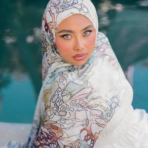 2024 femmes mode extensible <span class=keywords><strong>Turban</strong></span> tête Wrap bande ethnique cheveux couverture pour sommeil ou <span class=keywords><strong>chimio</strong></span> Chic écharpe châle Style - Product Image 2