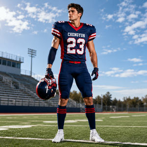 Camiseta de Fútbol Americano Personalizada Elite, Pantalones de Entrenamiento Elásticos Sublimados, Ropa de Fútbol Americano Personalizada para Equipos, Colores Vibrantes - Product Image 1