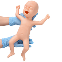 Maniquí de Silicona para Entrenamiento de Inyección e Intubación, Modelo de Bebé Prematuro de 30 Semanas, EZTRAIN .CP.KC.0722 3kg