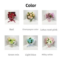 Bouquet de fleurs de savon artisanales Tanabata, roses éternelles, fleurs séchées, cadeau pour petite amie, Saint-Valentin, vente en gros d'usine