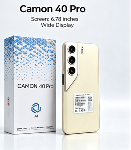 โทรศัพท์ OEM Camon 40 Pro รุ่นทั่วโลก รองรับซิมคู่ สแตนด์บายคู่ โทรศัพท์มือถือใหม่แกะกล่อง สั่งซื้อจำนวนมากจากผู้จัดจำหน่ายตลาดต่างประเทศ - Product Image 4